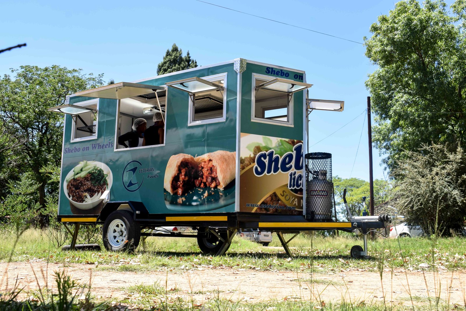 The Shebo on Wheels food trailer
